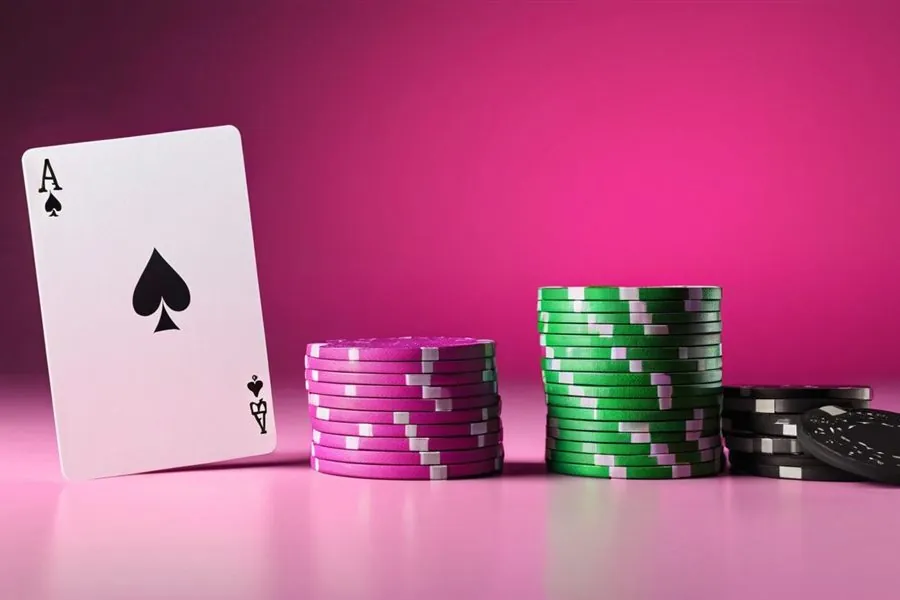 Krupiér rozdává karty - blackjack live